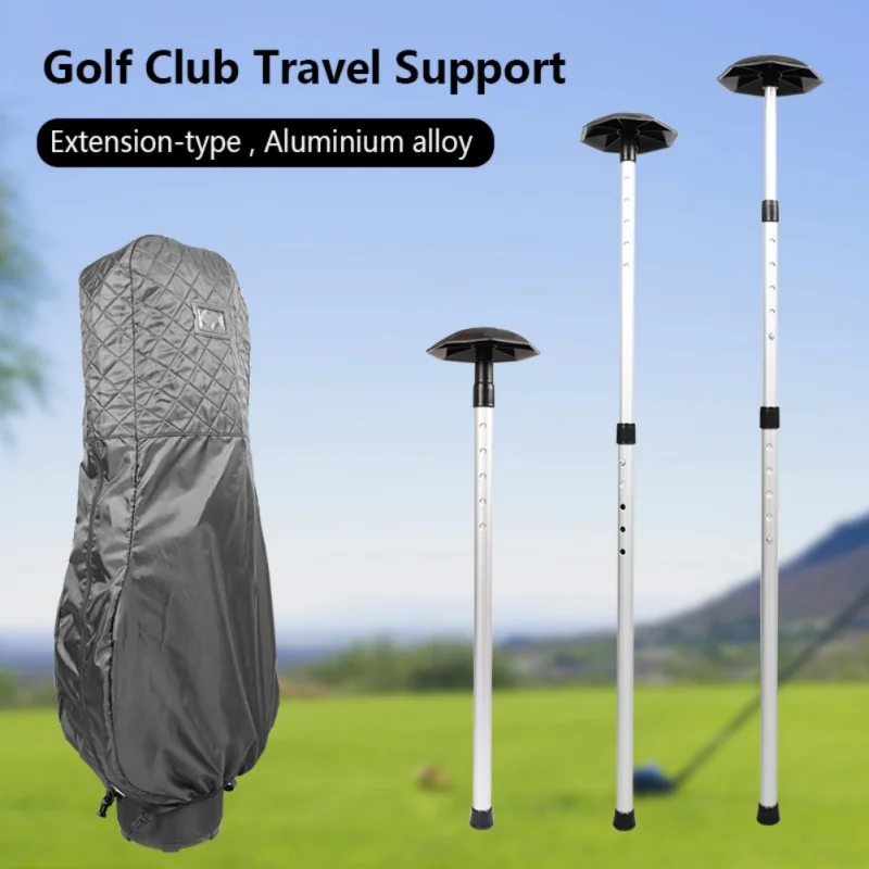

Foldable Golf Club Stiff Arm Travel Bag Support Pole Stick Bar Stretch Bracket Durable Protector/
