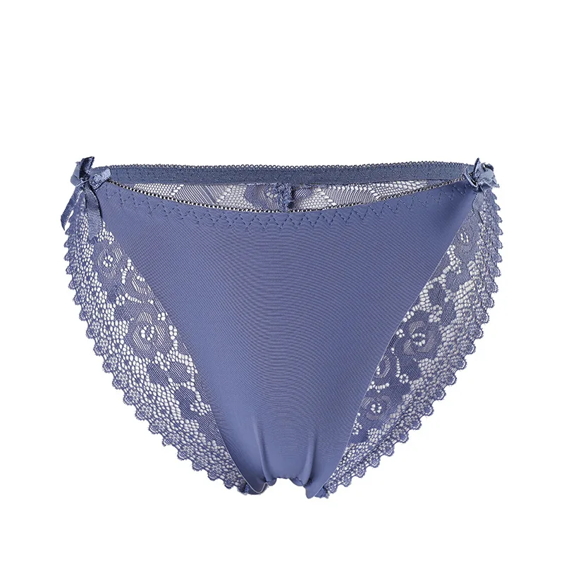 

Low-waisted Seamless Women Cotton Shapers Control Lace Bow Knickers Pants Pantie Briefs Body Shapewear Lady Underwear Lingerie