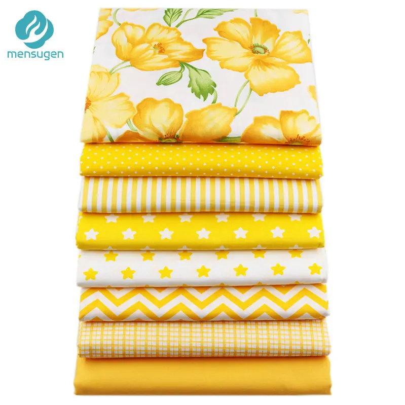 8pcs 20cmx25cm 20 см x 25 см и 25 см x 25 см хлопчатобумажная ткань с принтом для шитья стеганые ткани для лоскутного рукоделия ручной работы - Цвет: 8pcs 20cmx25cm