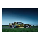 Классический автомобильный постер Nissan Silvia S13, Картина на холсте автомобиля, Настенная картина для гостиной, домашний декор