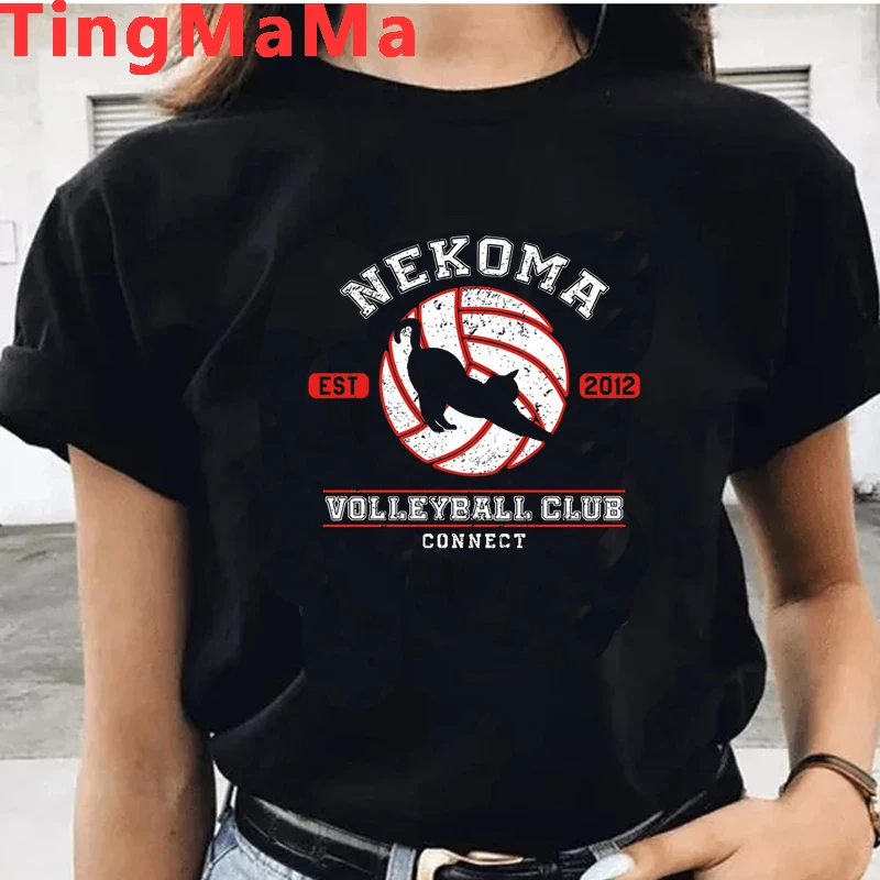 Футболка мужская с рисунком из японского аниме Kuroo | Мужская одежда