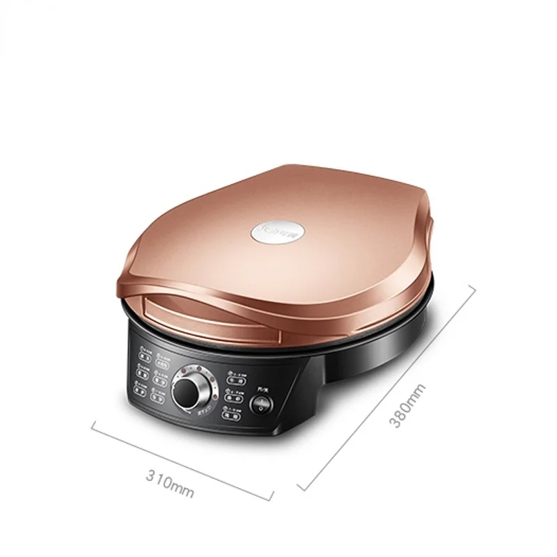 

DMWD Household Double Side Heating Electric Skillet 220V Crepe Pancake Maker Automatic Pizza Pie Machine BBQ Tool Frying Pan