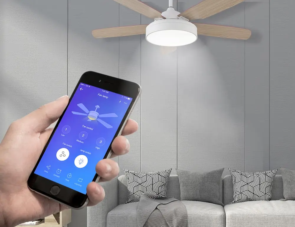 Sonoff iFan03 Fan Lamp Smart Switch Convert to Wifi Control Speed Dimmer DIY home automation domotica Alexa Google | Электроника