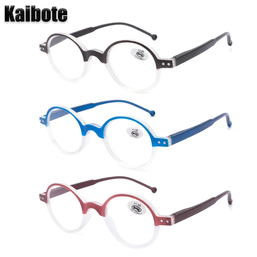 KBT супер ценится комплект из 3 пар очки для чтения круглый стержень Для мужчин