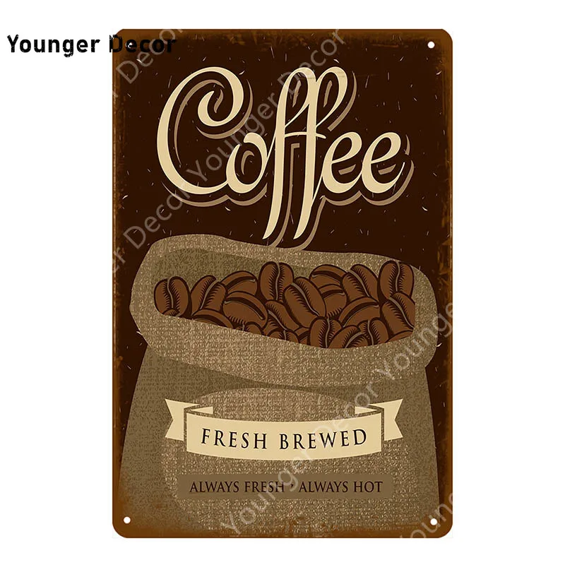 Italiano кофейные металлические таблички Idea металлическая винтажная настенная