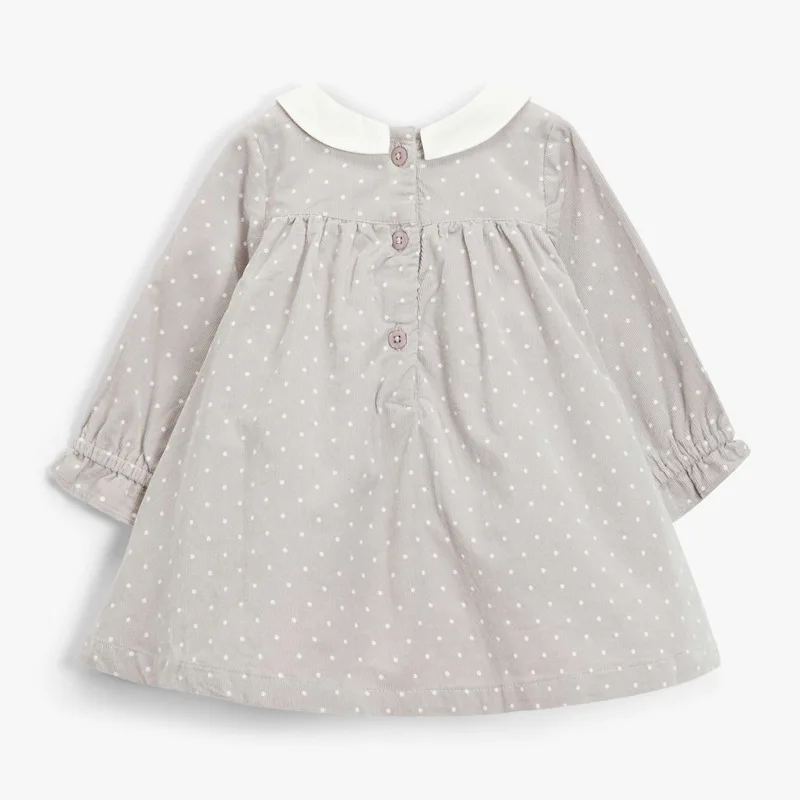 Платье хлопковое с длинным рукавом для девочек от 2 до 7 лет | Детская одежда и