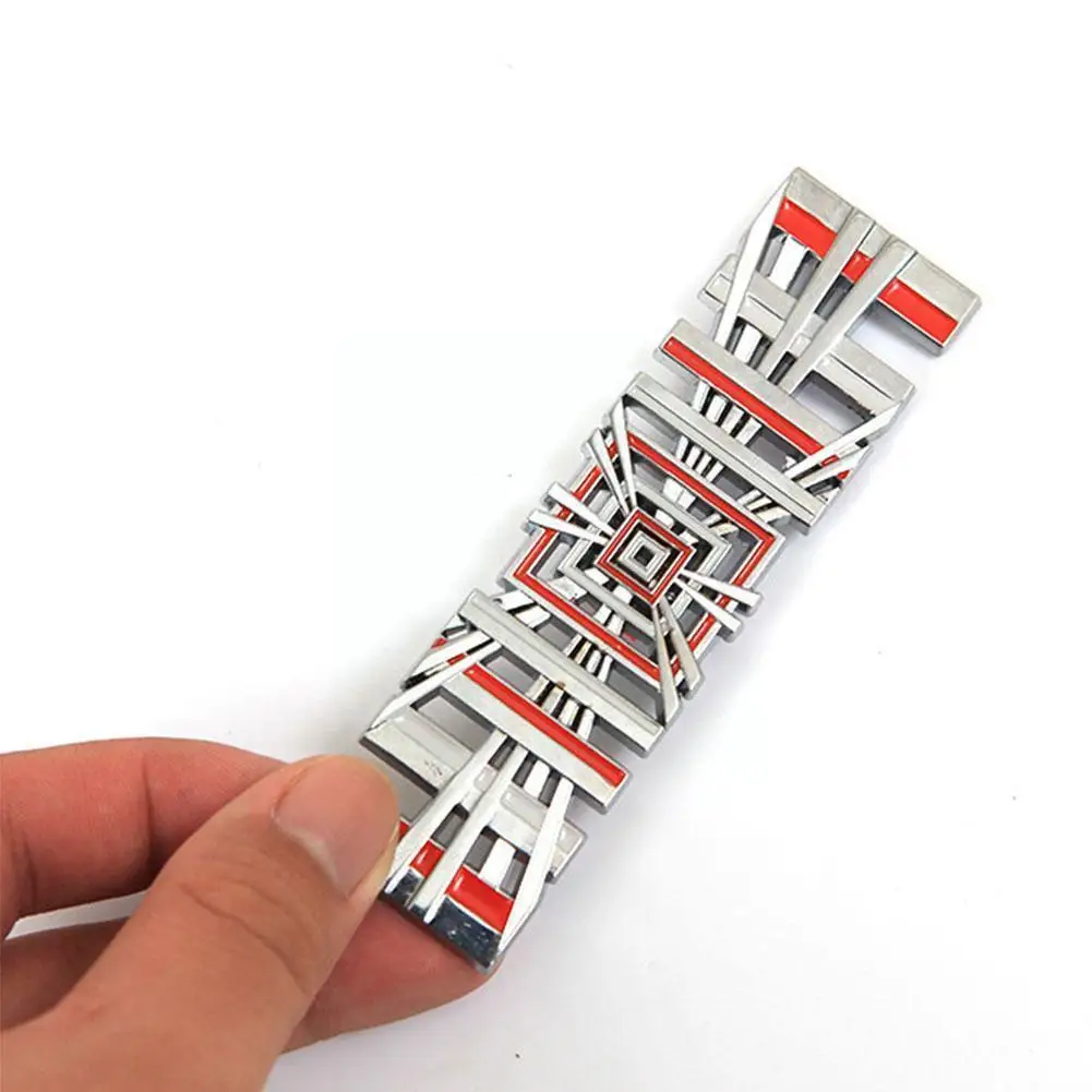 

Автомобильный значок в клетку для модели 3, модель S, модель X, 3d логотип, автомобильная клетчатая бирка, логотип на хвост, наклейка из алюмини...