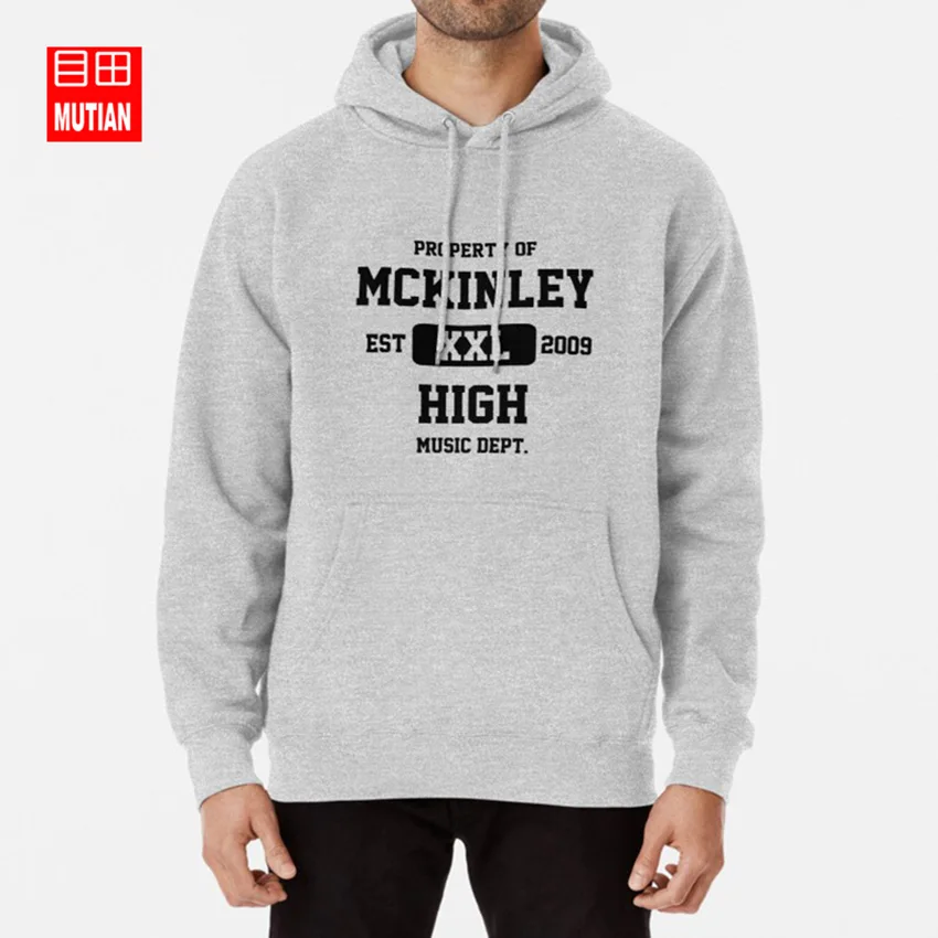 Свойство McKinley High Music Department Glee толстовки с капюшоном хор ТВ школы|Мужские и