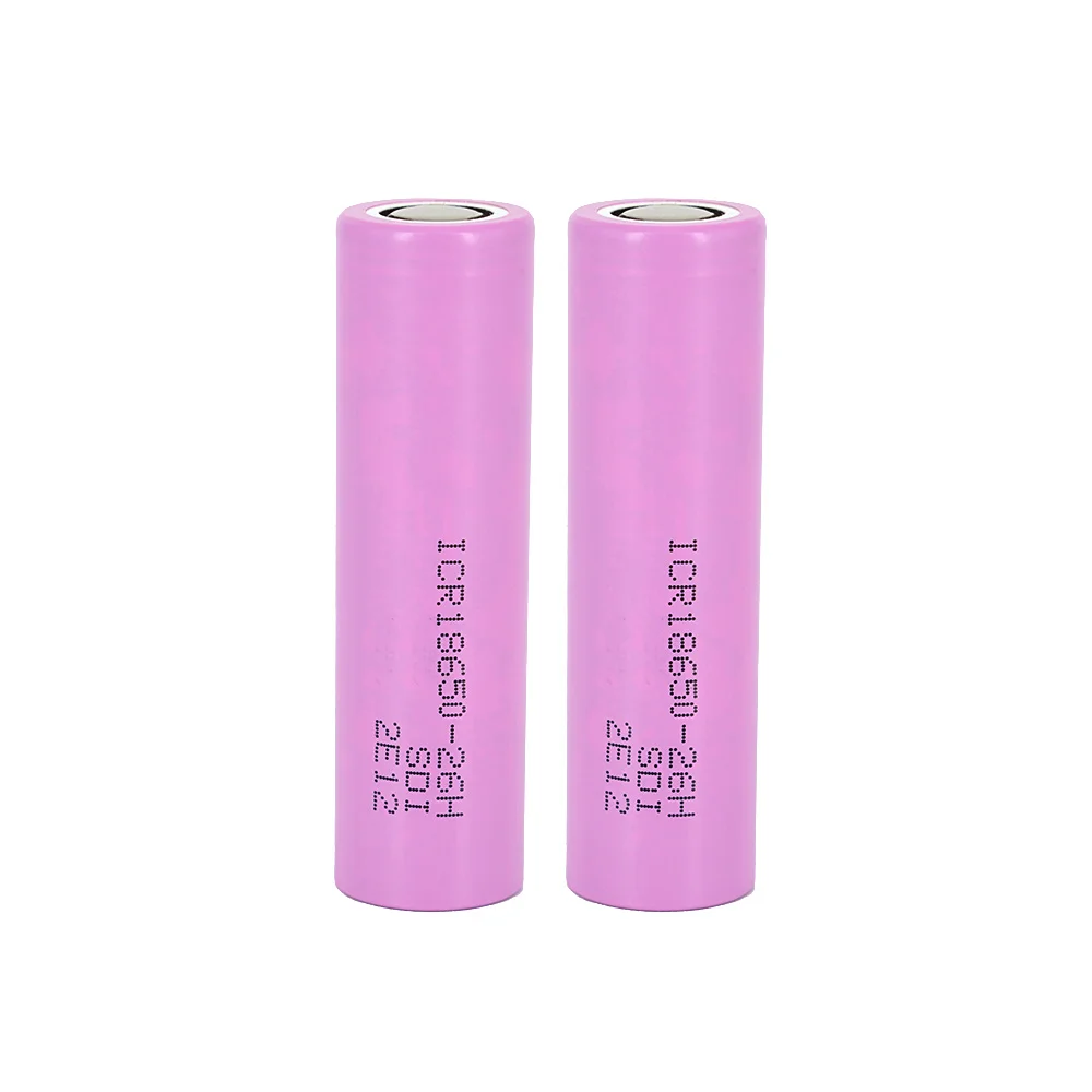 2 шт./лот 3.7В Высокое качество аккумуляторная батарея оригинал для Samsung ICR18650 26H 2600ч