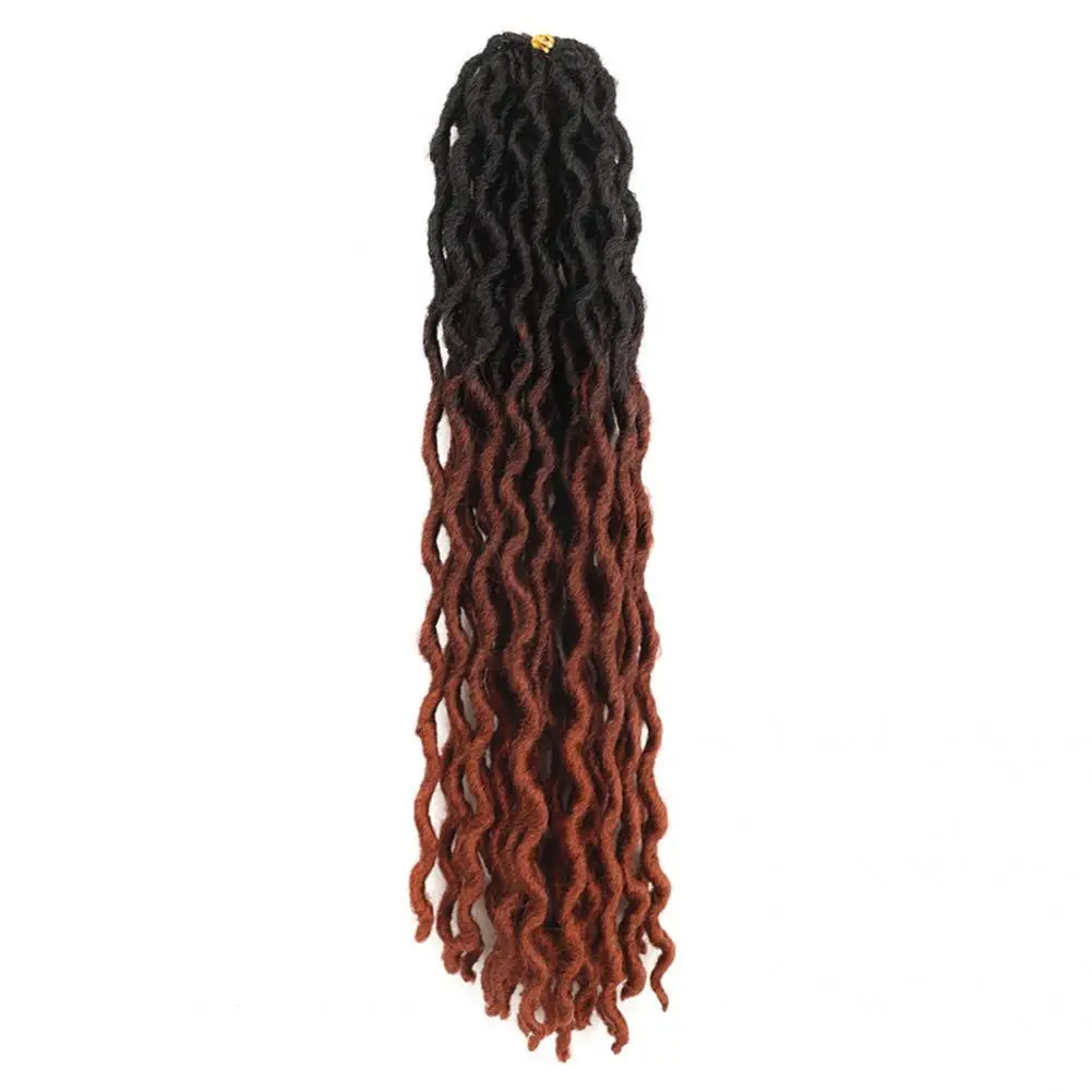 

Dreadlocks Wig Decorative Vivid Soft Dreadlock Black Women Faux Locs Crochet Wig for Women Dreadlocks Braided Wig