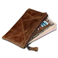 vintage business cowhide mens wallet large capacity clutch bag coin purses rfid blocking card holder money clip man gifts