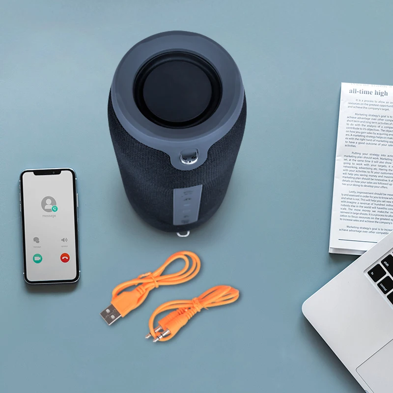 

wireless Portable 40W Bluetooth Speaker Column Music Player Sound System Boom Box with FM Radio Aux TF Subwoofer Dolube TG 125