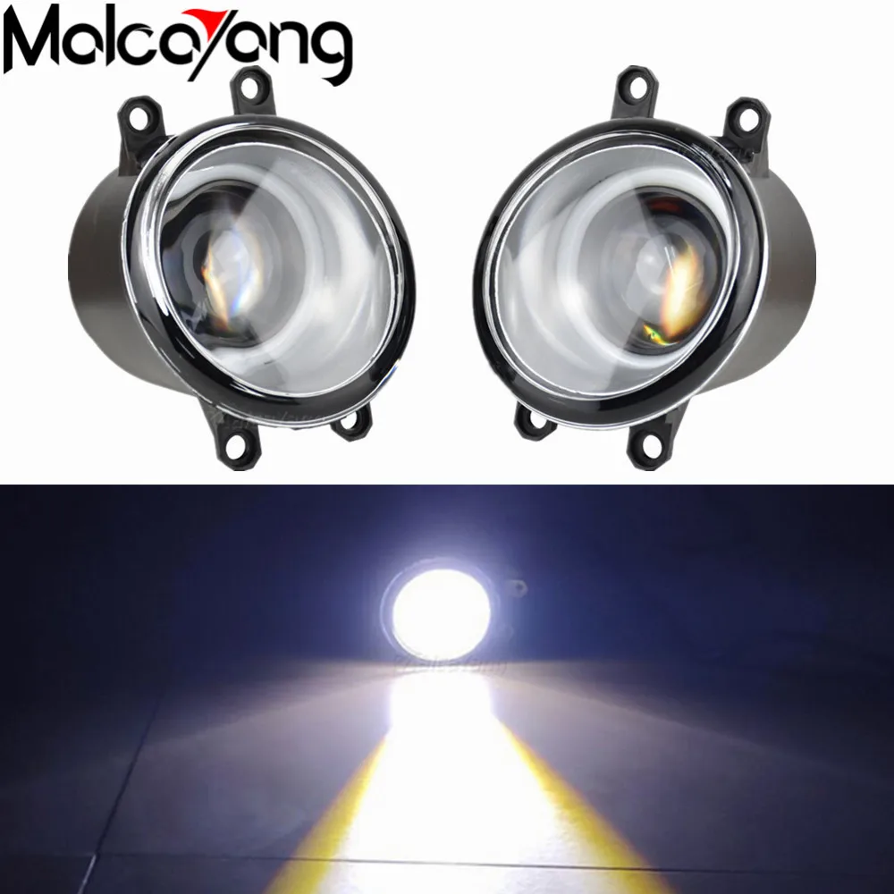 

For Toyota Corolla Verso Camry RAV4 Yaris Venza Avensis Avalon Matrix Prius Sienna Angel Eyes 12V H11 LED Lamp Fog Light