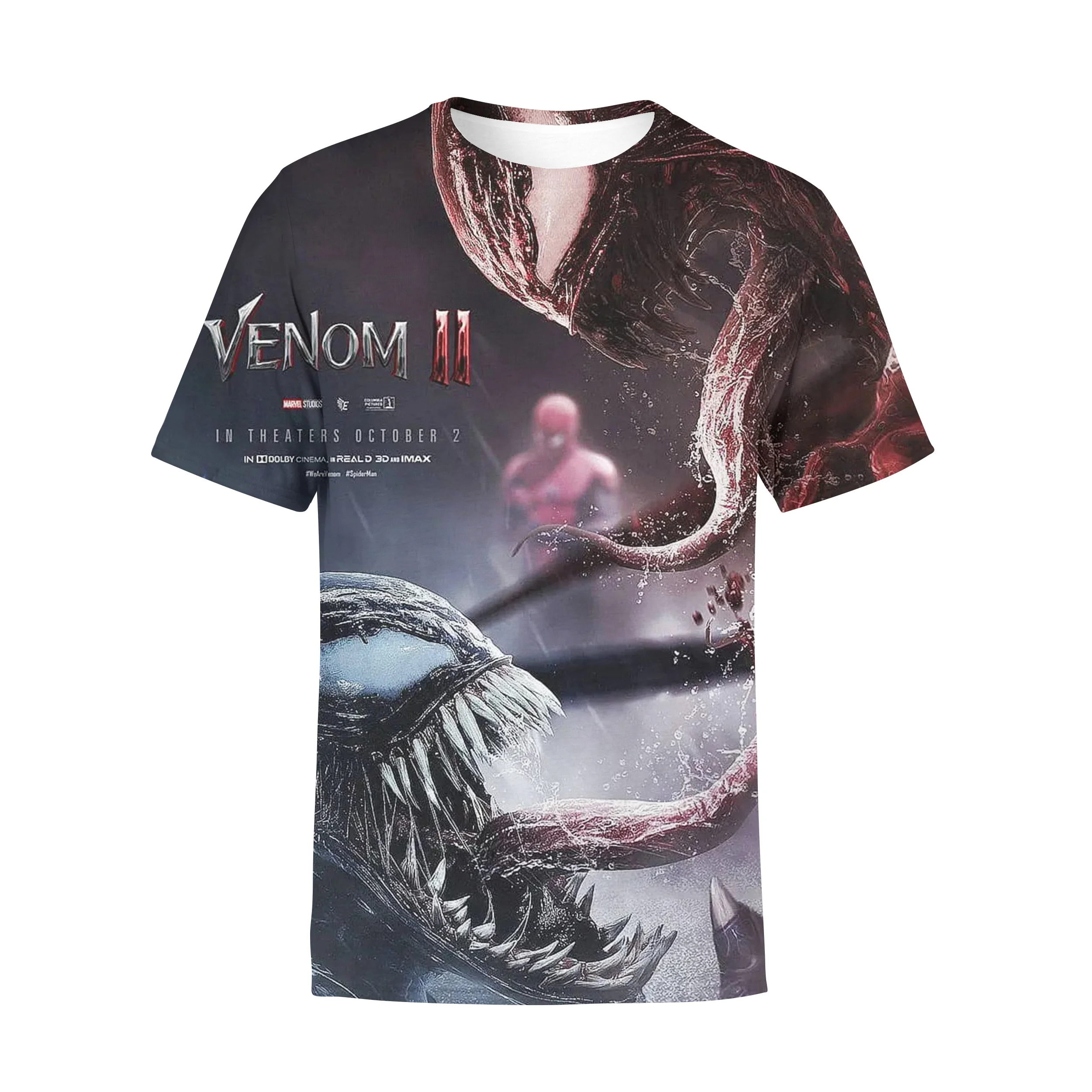 Футболка с принтом Веном: Да карнидж детские футболки одежда 3D топы Детская