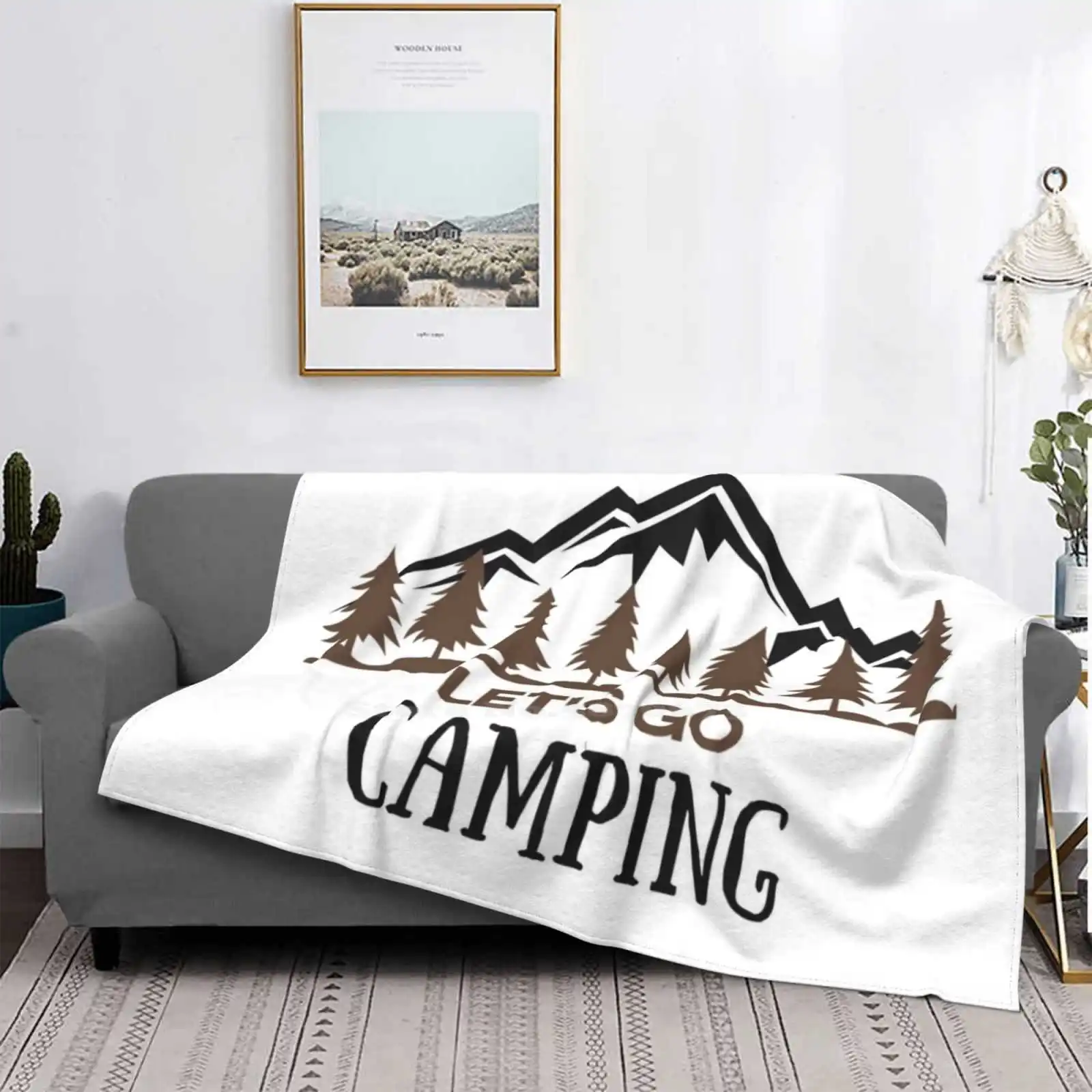 

Let'S Go-Manta portátil para acampar en casa, sofá cama, coche, avión, viaje, viaje de montaña, aventura
