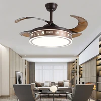 silent invisible fan lamp modern simple dining room bedroom ceiling fan lamp for living room lighting