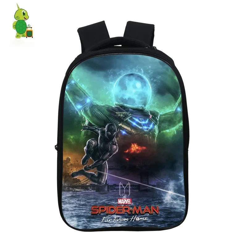 Рюкзак Mochila Человек-паук, дальний от дома, школьные сумки для подростков мальчиков и девочек, 14,5 Дюймов, детские сумки для книг, водонепроницаемые дорожные сумки - Цвет: 12