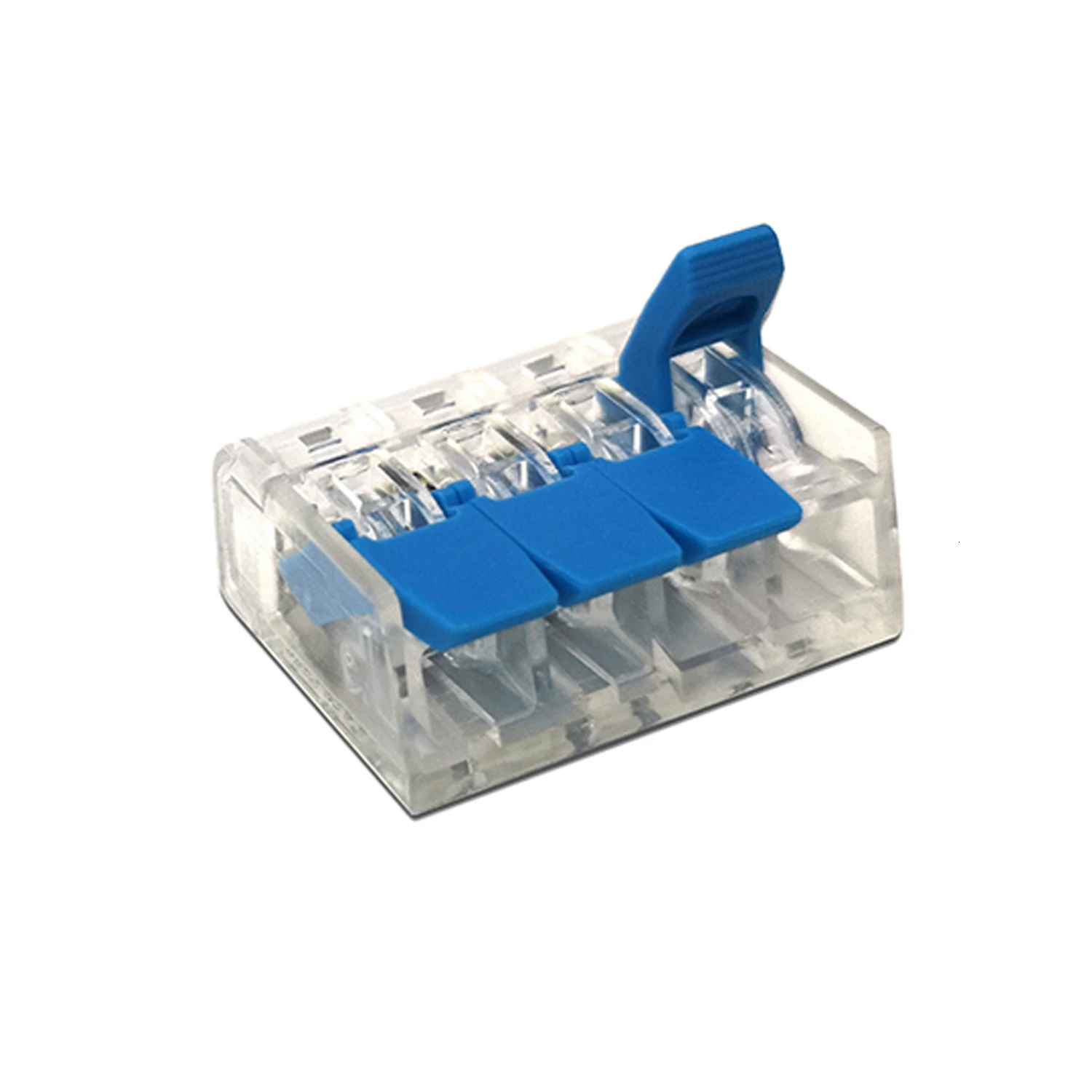 414 blue PCT-222 412/413/414 Wo компактный проводной соединитель проводник клеммный блок с рычагом 415-0,08 мм2 SPL-2/3 LSA-1/5 Go - Цвет: 414 blue