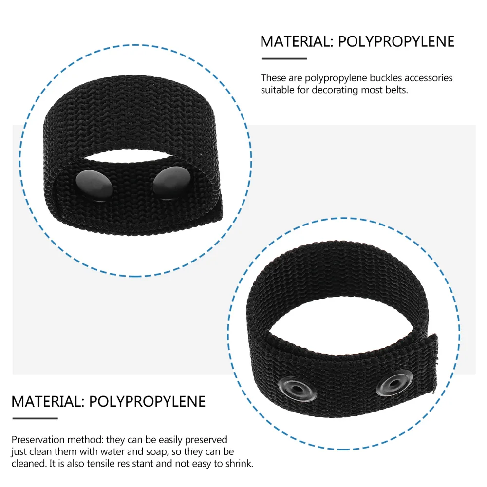 

4pcs Decorative Belt Buckle Coat Buckle Polypropylene Fasten Belt Buckles