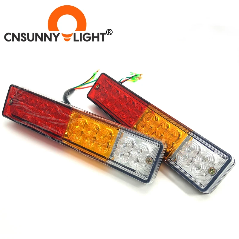 CNSUNNYLIGHT водонепроницаемые LED задние фонари 20leds ATV Прицеп Яхта Автомобиль задний