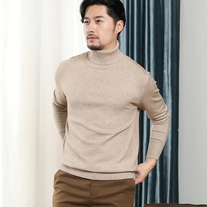 

Autumn and Winter Hooded Sweater Cardigan Men's Loose Knit Sweater Pullover Leisure Thick Cardigan Long Sleeve