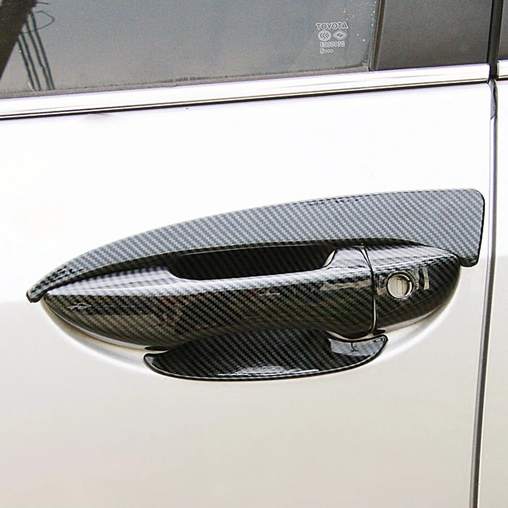 Карбоновое волокно с принтом для Toyota Corolla 2013-2017 E160 E170 наружная боковая дверная