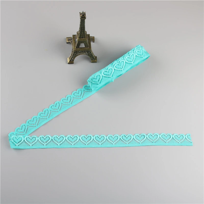 Красивая эластичная кружевная лента 10 ярдов/партия ширина 18 мм ткань ремесла