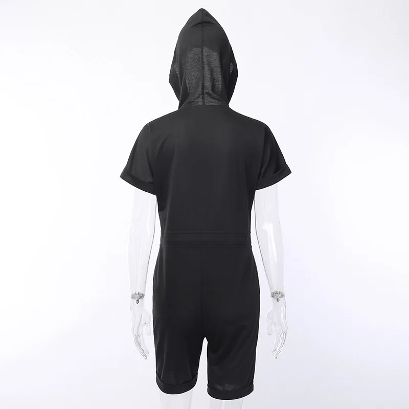 JIEZUOFANG женские комбинезоны с капюшоном спортивная одежда для фитнеса и бега на