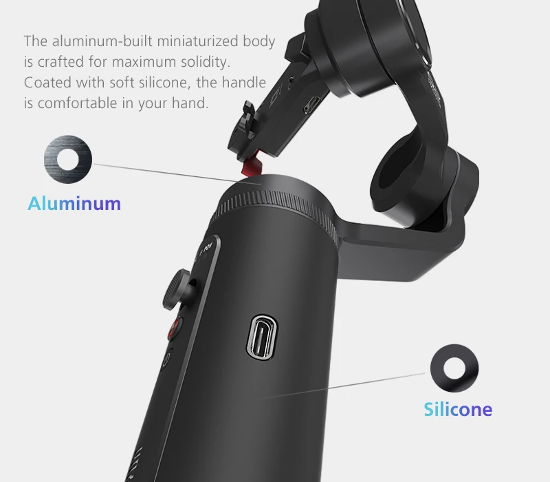 ZHIYUN официальный Гладкий Q2 карданный по-настоящему Карманный усовершенствованный мобильный ручной стабилизатор для iPhone XS/samsung/huawei/Redmi VS OSMO