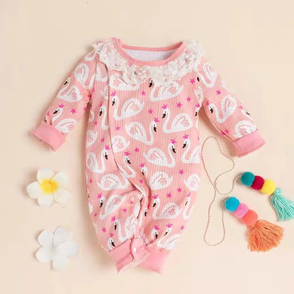 Костюм для скалолазания новорожденных Пуловер с длинными рукавами и круглым