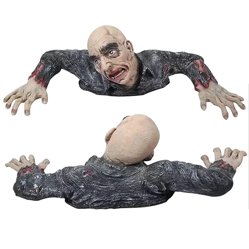 

Crawling Human Zombie Ghost Prop Halloween Decorations Sound Animated Evil Demon Moving Tortured Dead Man Bloody Corpse L5