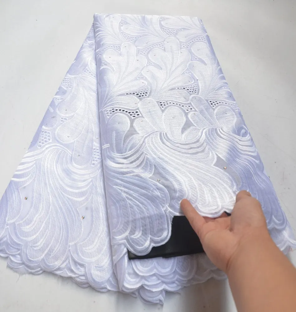

white swiss voile lace in switzerland robe dentelle nigerian lace fabrics african dry 100% cotton lace wedding dress material