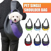 breathable dog carrier outdoor travel handbag pouch mesh oxford shoulder bag sling pet comfort travel tote cat puppy carrier