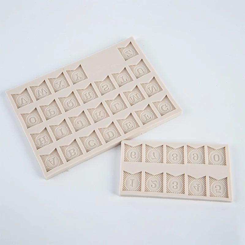 

Bunting Alphanumeric Mold Silicone Mold Fondant Cake Decoration Tool Gumpaste Sugarcraft Chocolate Molding Pan