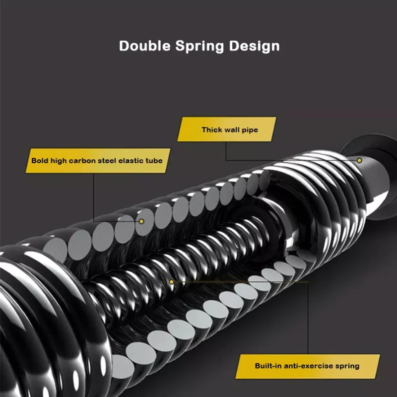 Силовой рычаг пружинный экспандер для тренировок спортзала фитнеса силовой