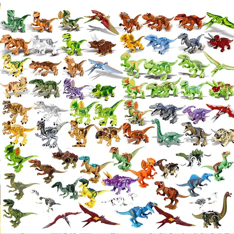 Конструктор Lockings Динозавры юрского периода зона защиты набор строительных