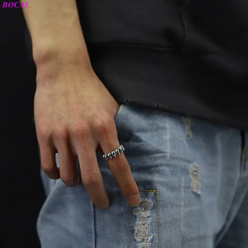 Мужские и женские кольца из серебра 2022 пробы в стиле ретро