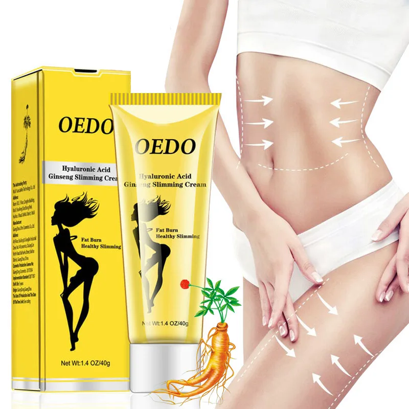

Hyaluronic Acid Ginseng Slimming Cream Reduce Cellulite Lose Weight Burn Fat Slim Gel Body Shaping Massage Creams Health Care
