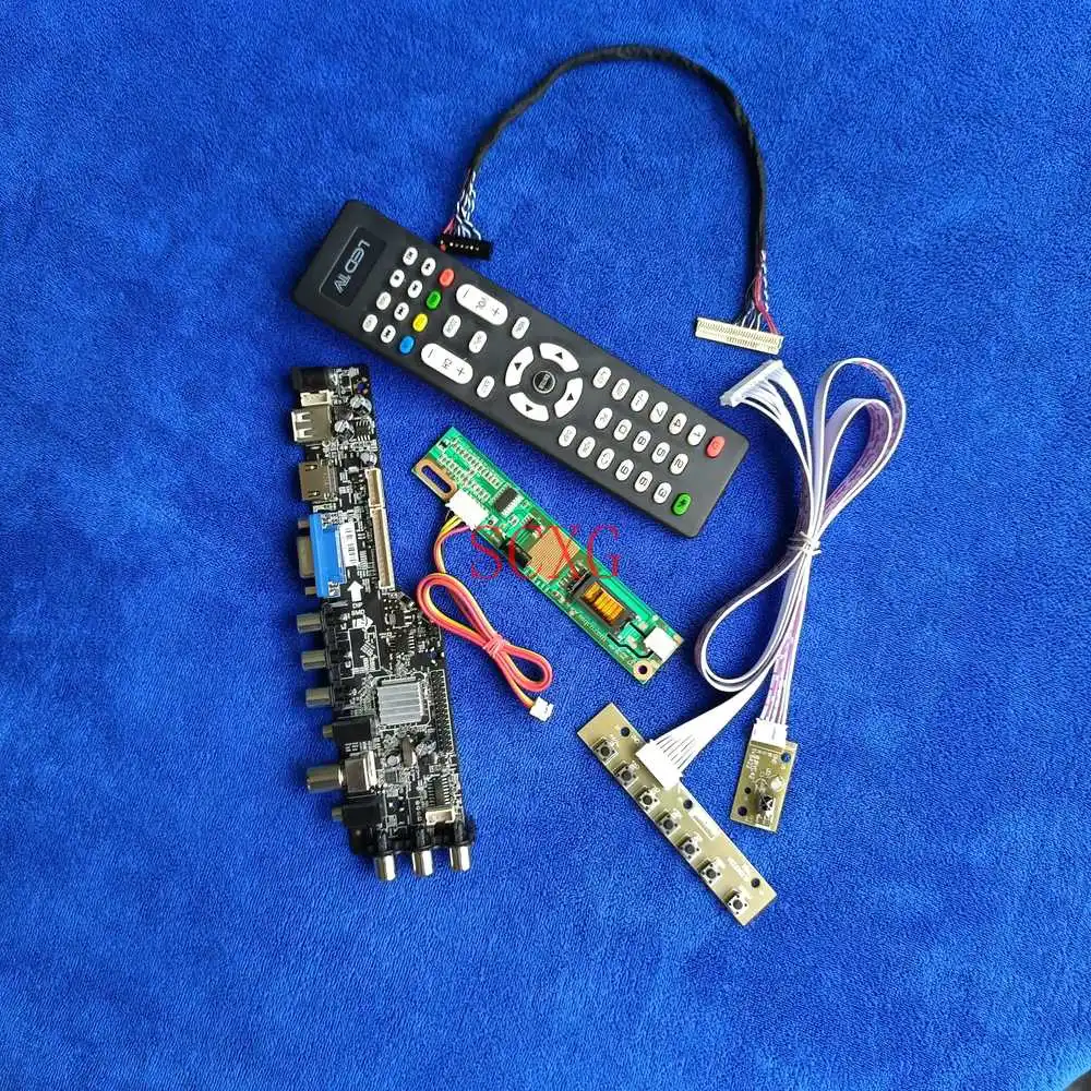 

1400*1050 LCD Display Drive Card Digital DVB USB VGA AV HDMI-compatible KIT 1CCFL 30-Pin LVDS For IASX16C/IASX16H/ITSX68/ITSX68C