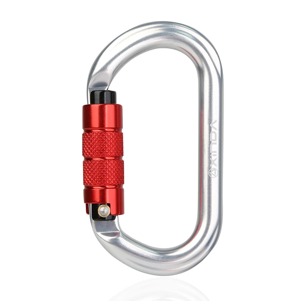 

25KN O Shape Safety Auto Master Lock Carabiner Outdoor Rock Climbing Buckle
