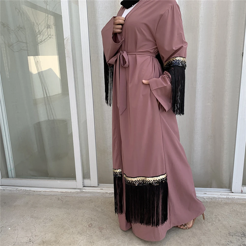 Abaya кимоно Хиджаб Мусульманское платье Женский кафтан Caftan Marocain турецкая