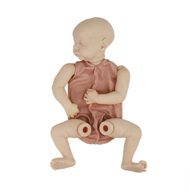 

20" Reborn Baby Levi Cloth Body DIY Unpainted Blank Doll Kit