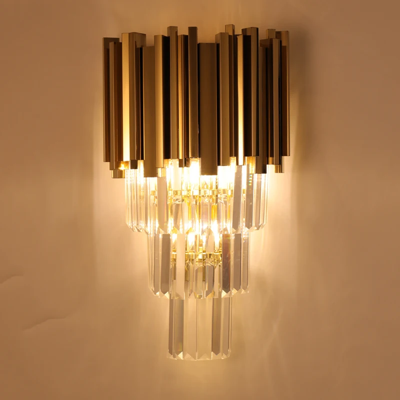 Роскошный светодиодный настенный светильник в стиле пост модерн люксовый