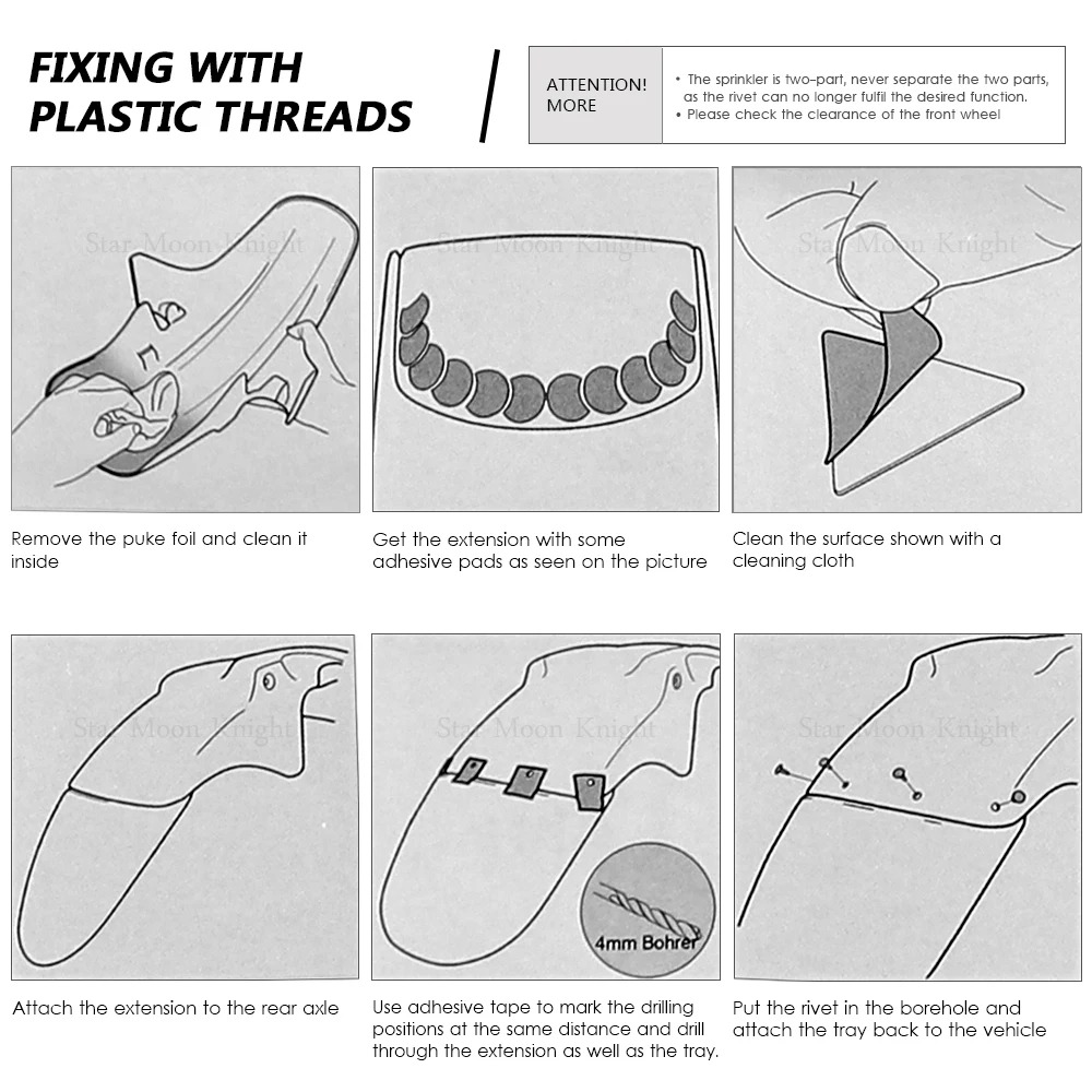 Удлинитель переднего крыла мотоцикла F900XR S1000XR для BMW F 900 XR S 1000 2020-