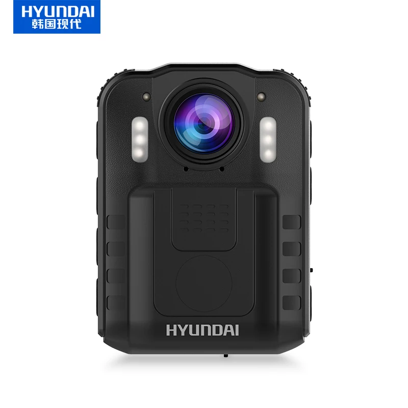 

Hyundai Police Camera 64G HD 1296P Wearable Body Cam Security Guard Mini Comcorders Night Vision DVR Recorder Politie Kamera