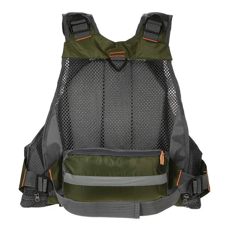 Fly Fishing Vest Breathable Padded Superior 209Lb Bearing Life Safety Jacket for Swimming Sailing Boating Kayak Flo | Спорт и