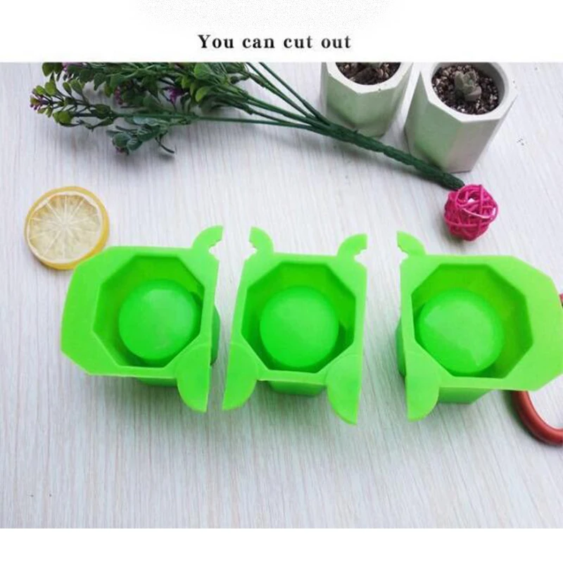 Силиконовые формы для горшков форма искусства многоугольные чашек сделай сам