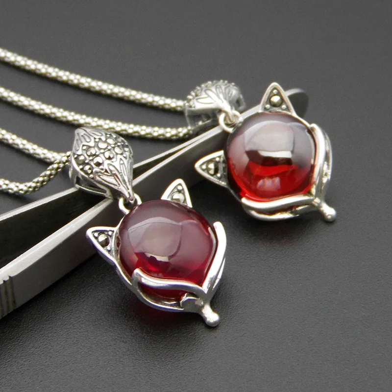 FNJ Подвеска из серебра 925 пробы с лисой для изготовления ювелирных изделий 100%