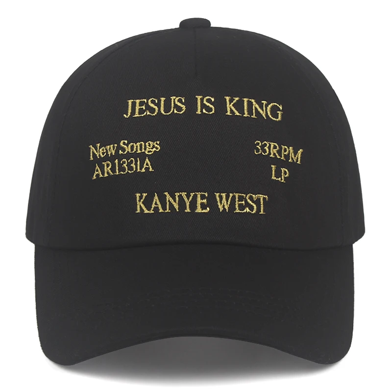 Новый Kanye West и надписью Jesus Is King альбом Бейсбол Шапки шляпа c вышивкой для отца