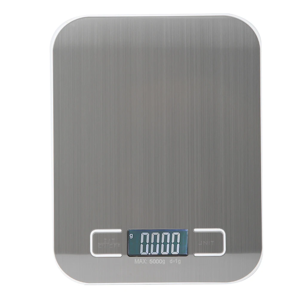 

Electronic Touch Button High Precision Balance Weighing Measuring Tool Scale Food Kitchen Digital Scale 5kg Four Weighing Units
